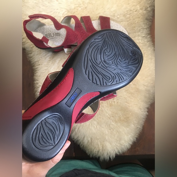 JBU By JAMBU - NEW Pink Memory Foam Heeled Sandals 8.5 - Picture 13 of 17